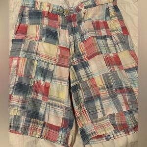 Roundtree & Yorke plaid shorts 32
